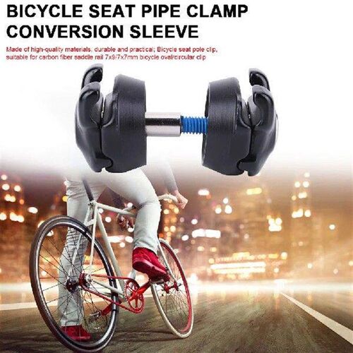 Bike Seatpost Clamp Carbon Rail Cushion Seatpost Clips