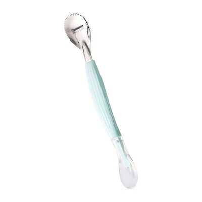 Toddler Feeding Spoon Fruit Puree Scraping Spoons Infant Cut