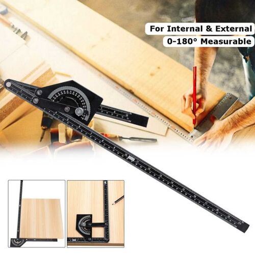 Marking Gauge 180 Degree Adjustable Angle Finder Measuring P