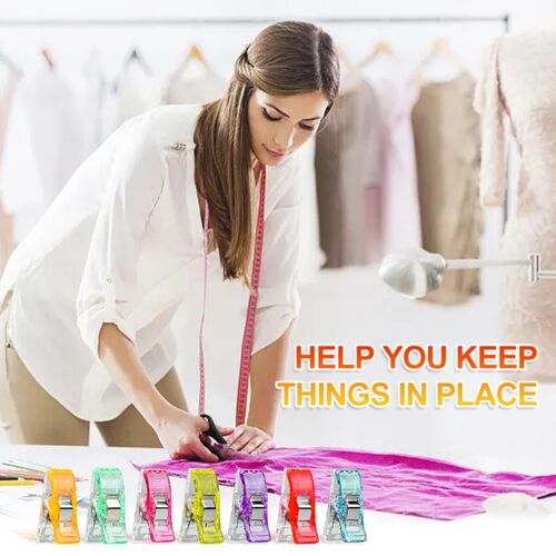 20/50 Pcs Multipurpose Sewing Clips Colorful Clips Plastic C