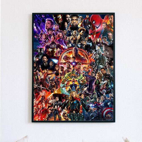 Avengers EndGame  Poster Famous Movie Poster  Wall Art Home