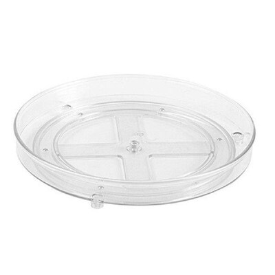 Condiment Bottle Holder Transparent Rotating Seasoning Jar