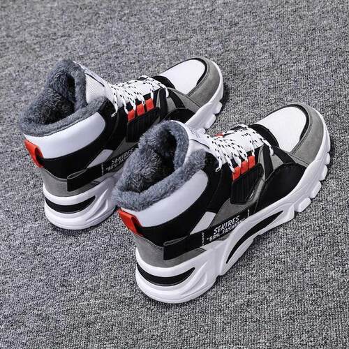 Winter Mens Boots Fashion Thick Bottom Non-slip Warm Winter
