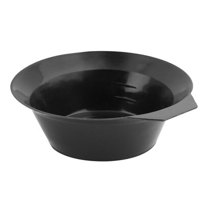 1Set Black Plastic Hair Dye Colouring Brush Comb Mixing Bowl