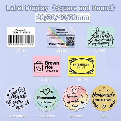 Label For M110/M220/M221 Printer Portable Thermal Label ers