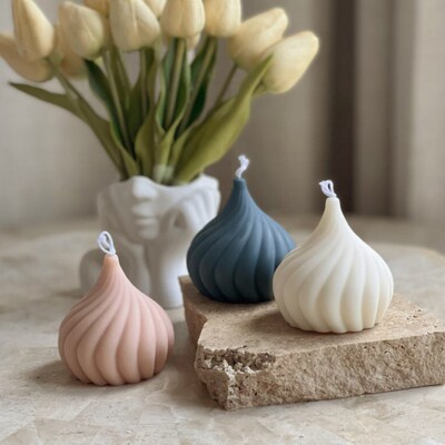 3D Bubble Cube Candle Silicone Mold Set DIY Flower ClYoud So