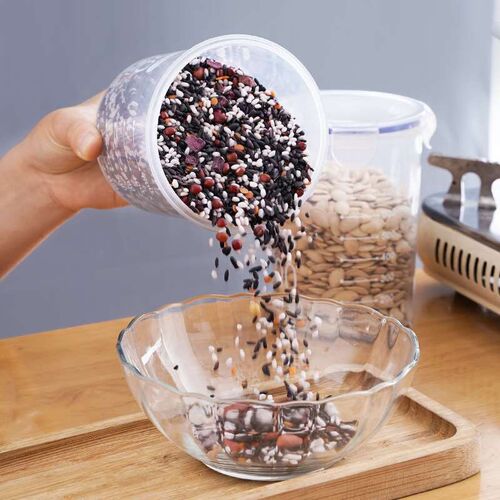 kitchen food plastic storage container box can bean bottle