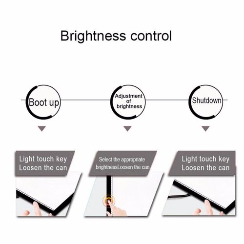 Portable A3 LED Light Pad Box Drawing Copy Board Drafting Gr