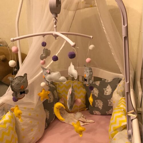 Baby Mobile Rattles Toys Baby Toys 0-12 Months Carousel Crib