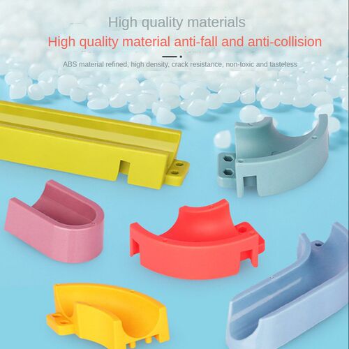 Baby Bath Toys DIY Marble Race Run Assembling Track Bathroom