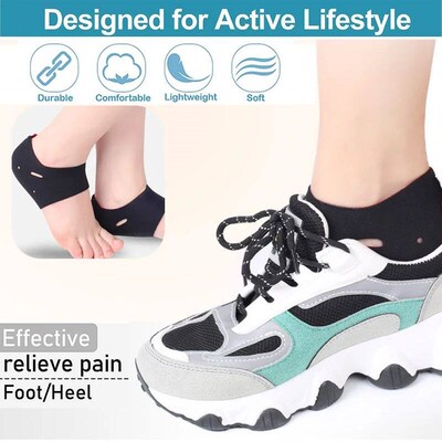 Pexmen 2Pcs/Pair Heel Cushions Cups for Achilles Bursitis Cr