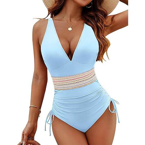 Womens one-piece tight backless swimsuit