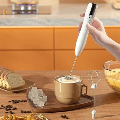 Electric Coffee Whisk 3 Speeds Mini Stirrer Whipper