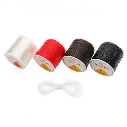 Round Crystal stetch string Buddha beads string rope beaded