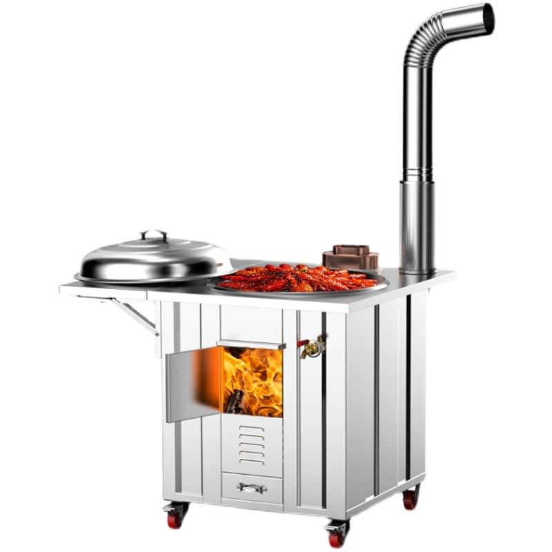 有甜30不锈钢柴火灶家用烧木柴农村大锅台柴火灶移动灶台柴火炉,户外/登山/野营/旅行用品,野餐炉具/焚火架,淘宝优惠券,粉丝福利购,淘宝优惠卷