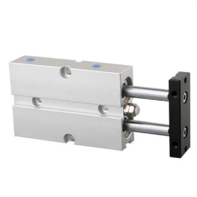 Bore 16mm Stroke 60mm Double Axis Air Cylinder Aluminum