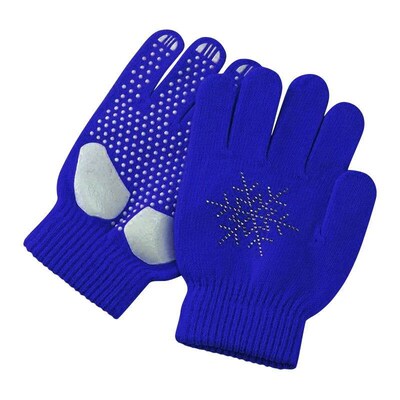 Winter Colorful Figure Skating Wrist Gloves Warm Hand Protec