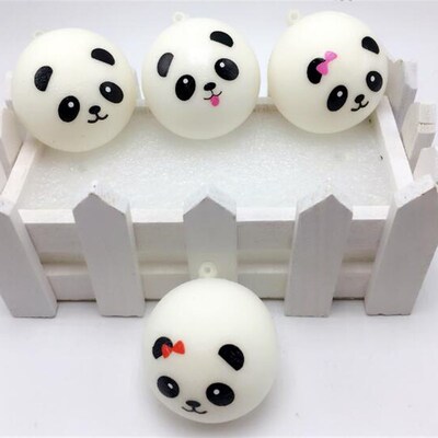 7CM Squishy Panda Bun Sss Reliever Ball Slow Rising Decompre
