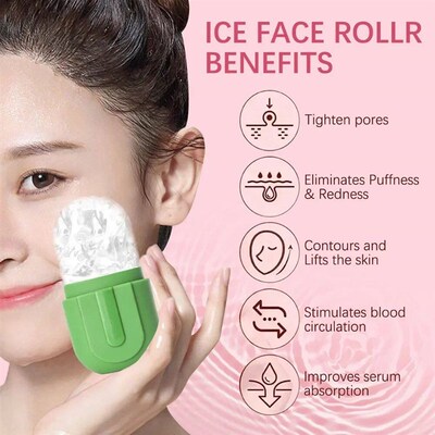 Ice Face Roller Silicone Face Lifting Contouring Tools Ice C