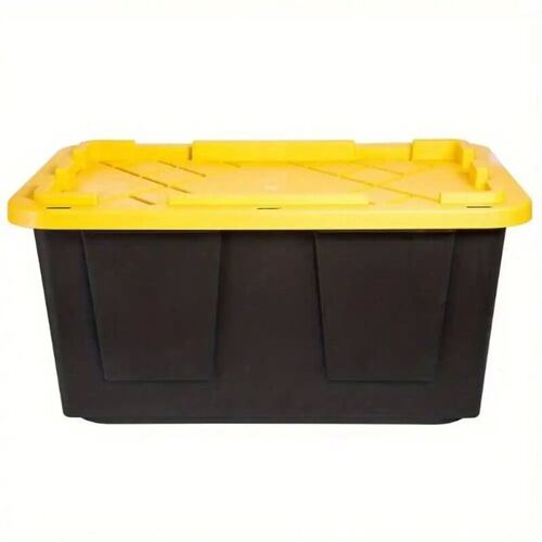 27 Gallon Plastic Storage Container Bin, 4-Pack, Heavy Duty,