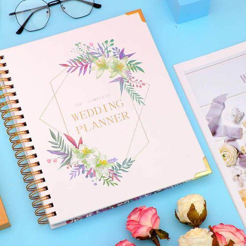 Wedding book engagement planner budget organizer bride gift