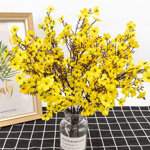Silk Gypsophila Artificial Flowers for Decoration Home Plast