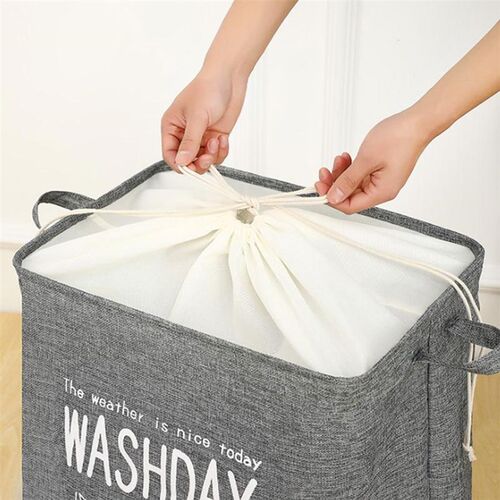1pc Foldable Laundry Bag Dirty Clothes Storage Container La