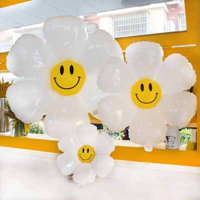 National Day small Daisy modeling aluminum film balloon phot