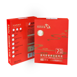 晨鸣丽星打印复印纸70g白纸草稿纸整箱办公用纸5包一箱