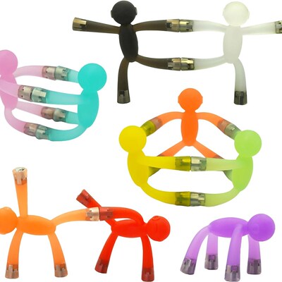 10Pcs Mini Man Magnetic travel toys for kids Rubber Magnet