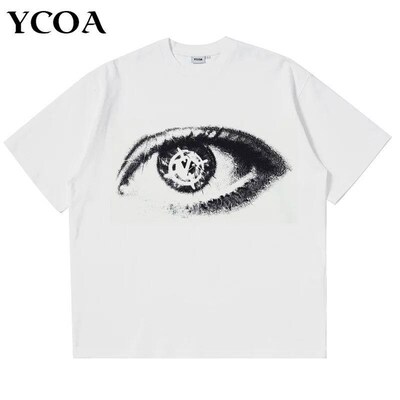 Men Tshirt Iris Tee Cotton Summer Short Sleeve ops Vintage H