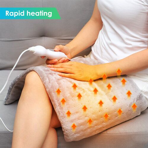 60x30cm Electric Physiotherapy Heating Pad Shawl Blanket Dry
