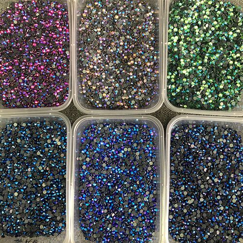 DMC AB Color Hotfix Rhinestones SS6 SS10 SS16 SS20 Crystal G