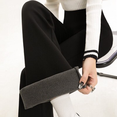 Flared Pants Female Korean Female 2025 High Waist High Elast