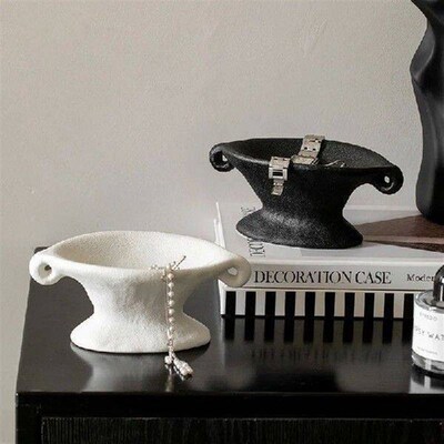 Wabi Sand wind matte ceramic porch storage tray retro