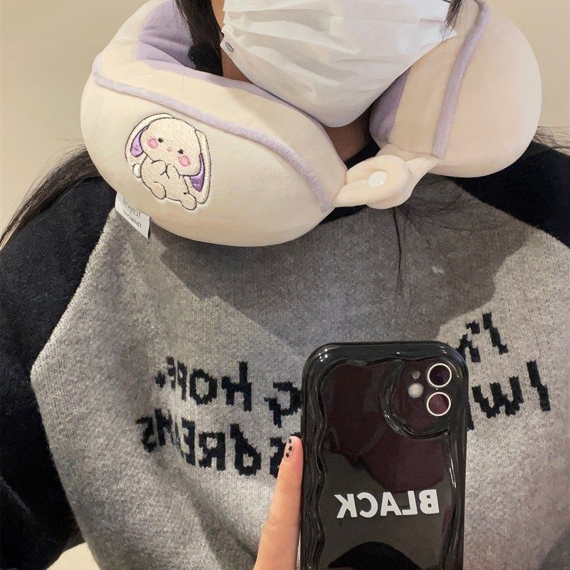 护颈U型枕可爱办公室午休靠枕卡通旅行便携颈椎飞机枕头睡觉脖枕,床上用品,U型枕/便携枕,淘宝优惠券,粉丝福利购,淘宝优惠卷