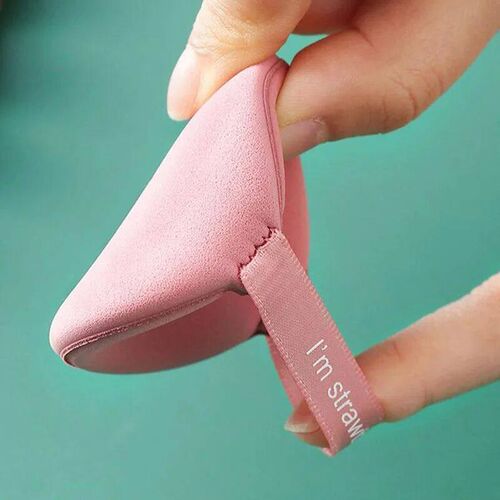 Karsyngirl 7Pcs/box Strawberry Cosmetic Puff Set Double Side