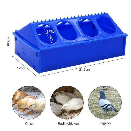 20cm Assembled Bird Pigeon Feeder Trough Chicken Food