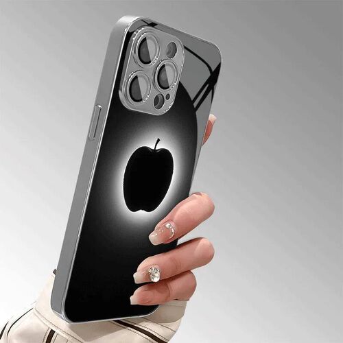 Simple Black White Style For  Pattern Glass Electroplated Ca