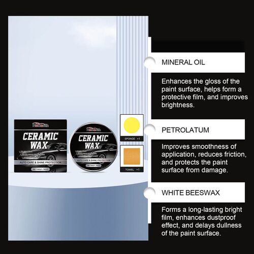 Homonth Car Care Wax Kit - Paint Polishing, Maintenance, Sta
