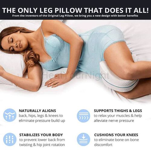 Memory Cotton Leg Pillow Sleeping Orthopedic Sciatica Back H