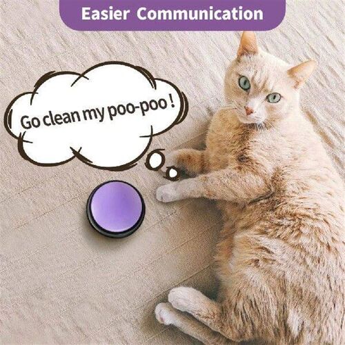 Recordable Pet Starter Talking Speaking Buttons Dog