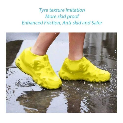 1 Pair Rubber Rain Boot Overhoe For Outdoor Ue, Silicone Wat