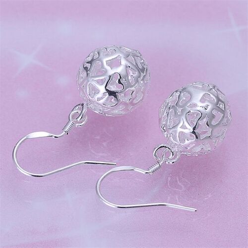 Women lady lovely fashion high quality silver color ball par