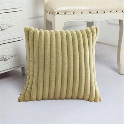 Imitation Rabbit Fur Pillowcase Hidden Zipper Pillowcase