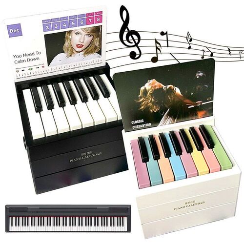 Taylor Piano Calendar 2025 Mini Piano Calendar Desktop Perip