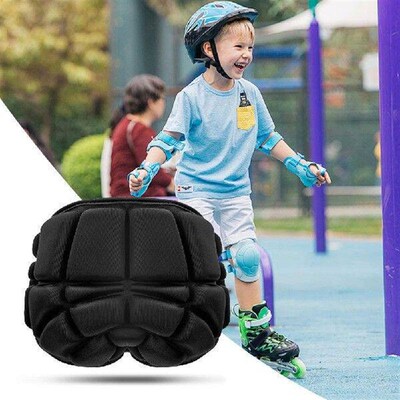 Kids 3D Protection Butt Pad Skating Hip Pad Adjustable