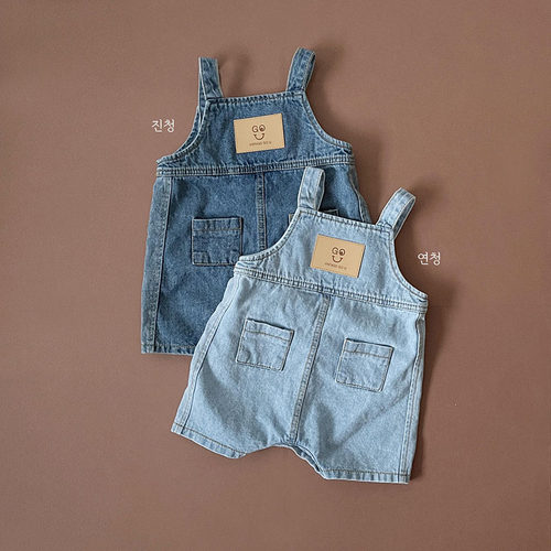 MILANCEL 2022 New Baby Overalls Toddler Girls Denim Jumpsuit