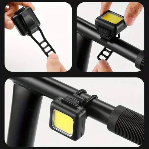 2 PCs  Mountain Bike Light Multifunctional Strong Light Bicy