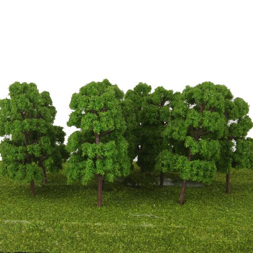 10 Green Model rees 1:75 HO Scale Train Railway War Game ama